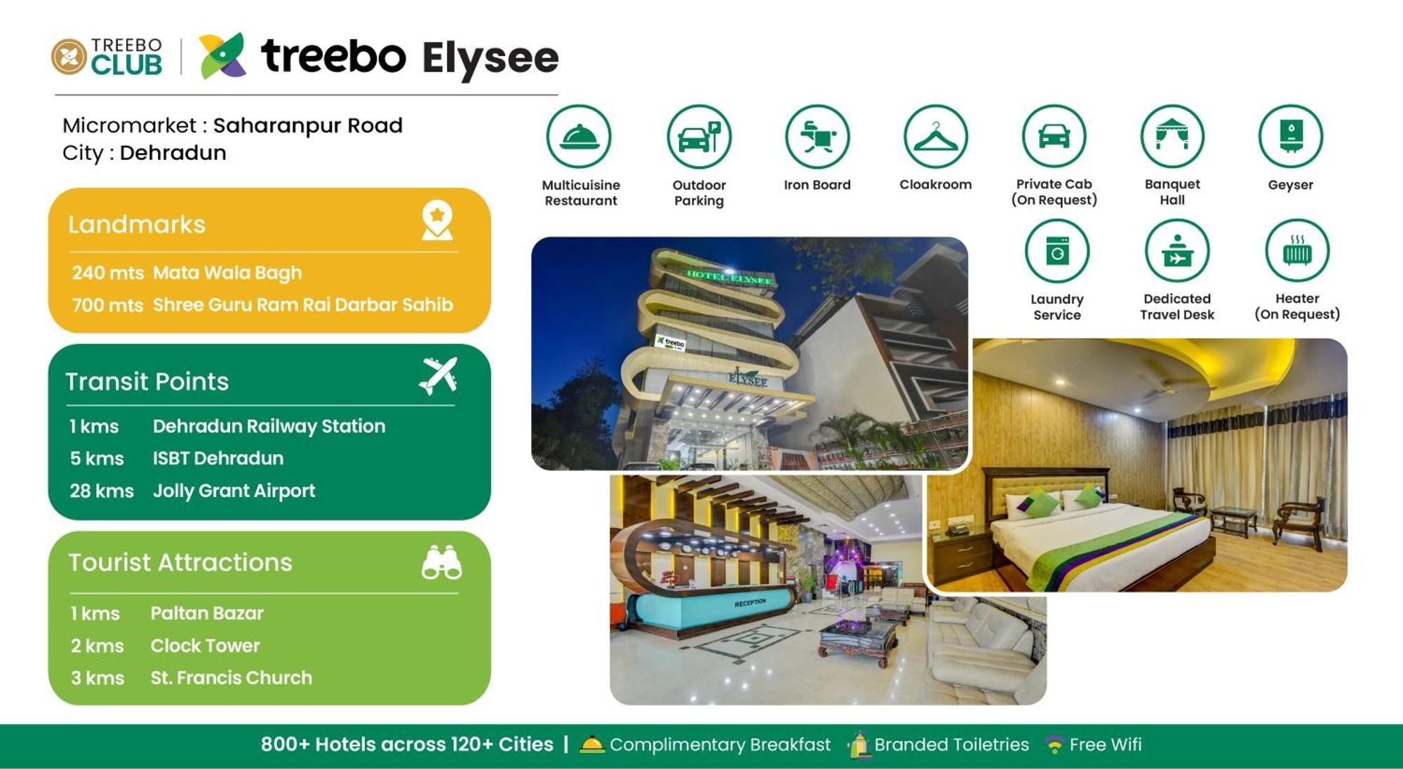 Treebo Elysee, Patel Nagar Ντεχραντούν Εξωτερικό φωτογραφία